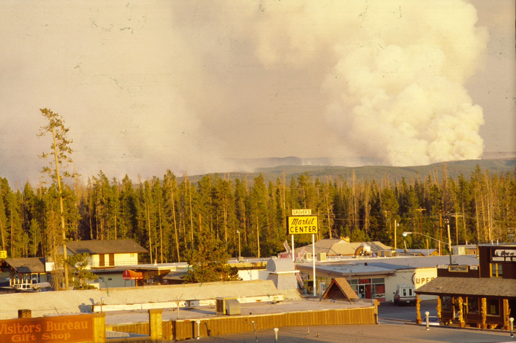 Smoke near West Yellowstone
